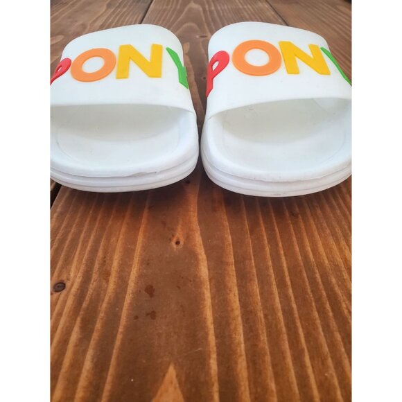Pony Logo Slide Sandals womens Size 10 EU Size 41 - Picture 2 of 9